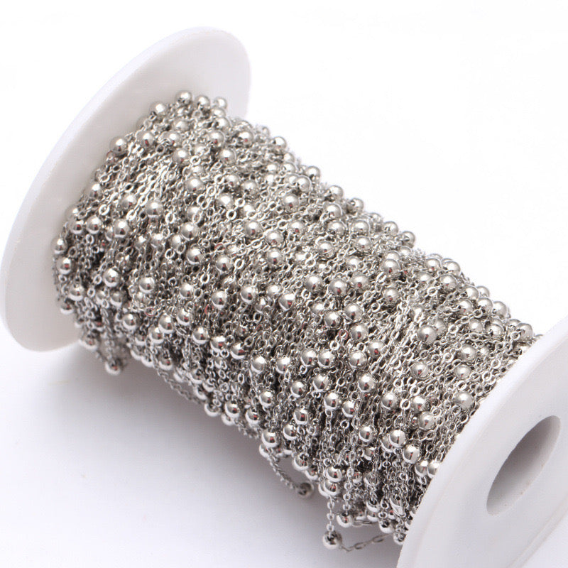 3.5mm Copper Ball Chain for DIY (3 meters)