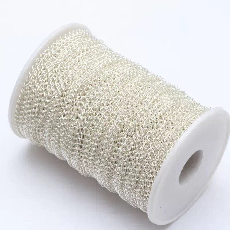 2.5x3.5mm Copper Twisted Chain for DIY (3 meters)