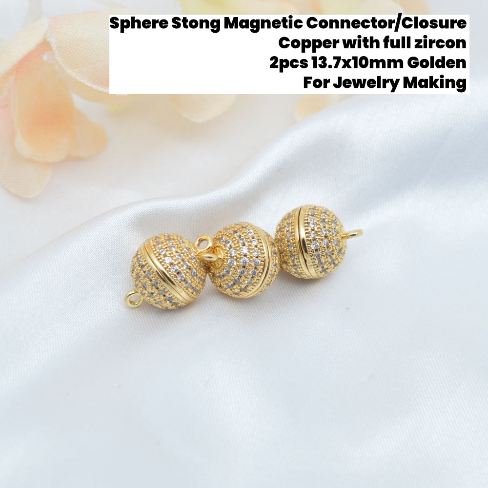 Zircon Sphere Strong Magnetic Closure/Connector