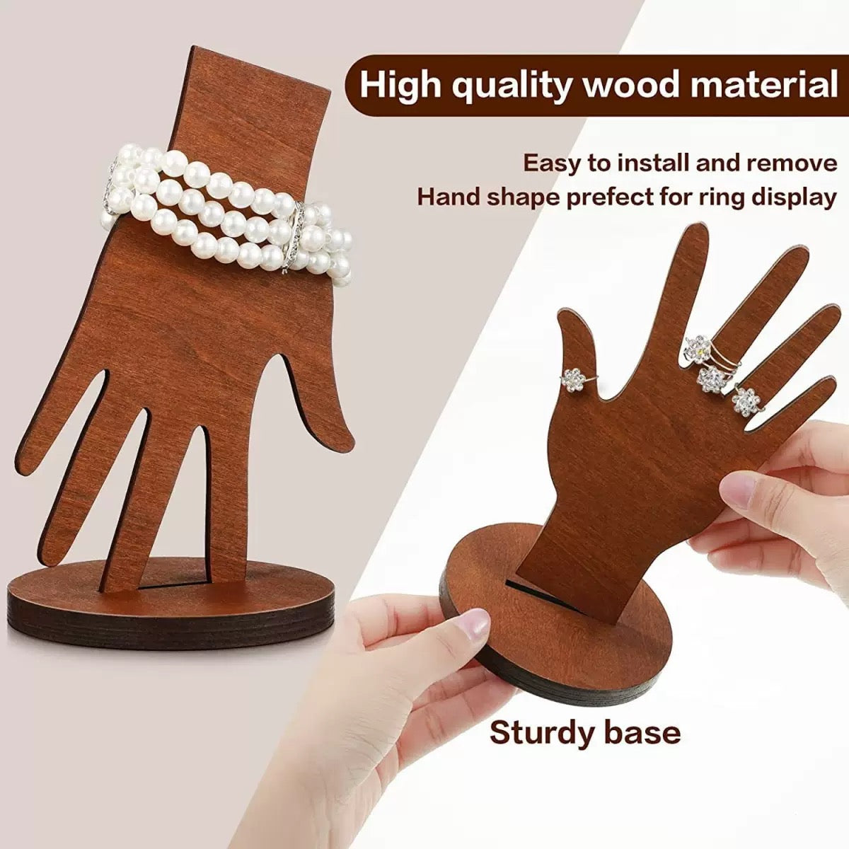 Jewelry Display Photography Props Wood