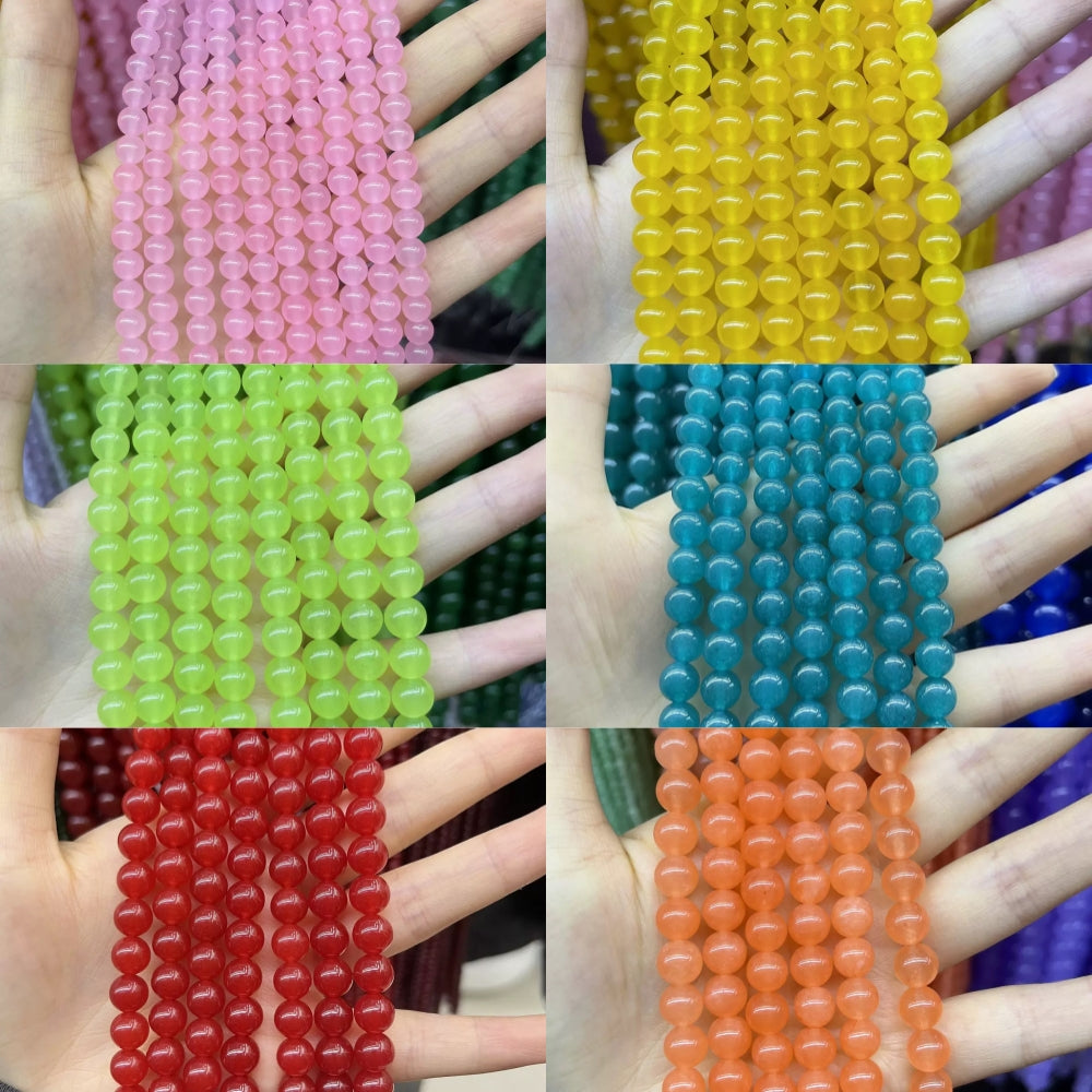 8mm Chalcedony Round Bead