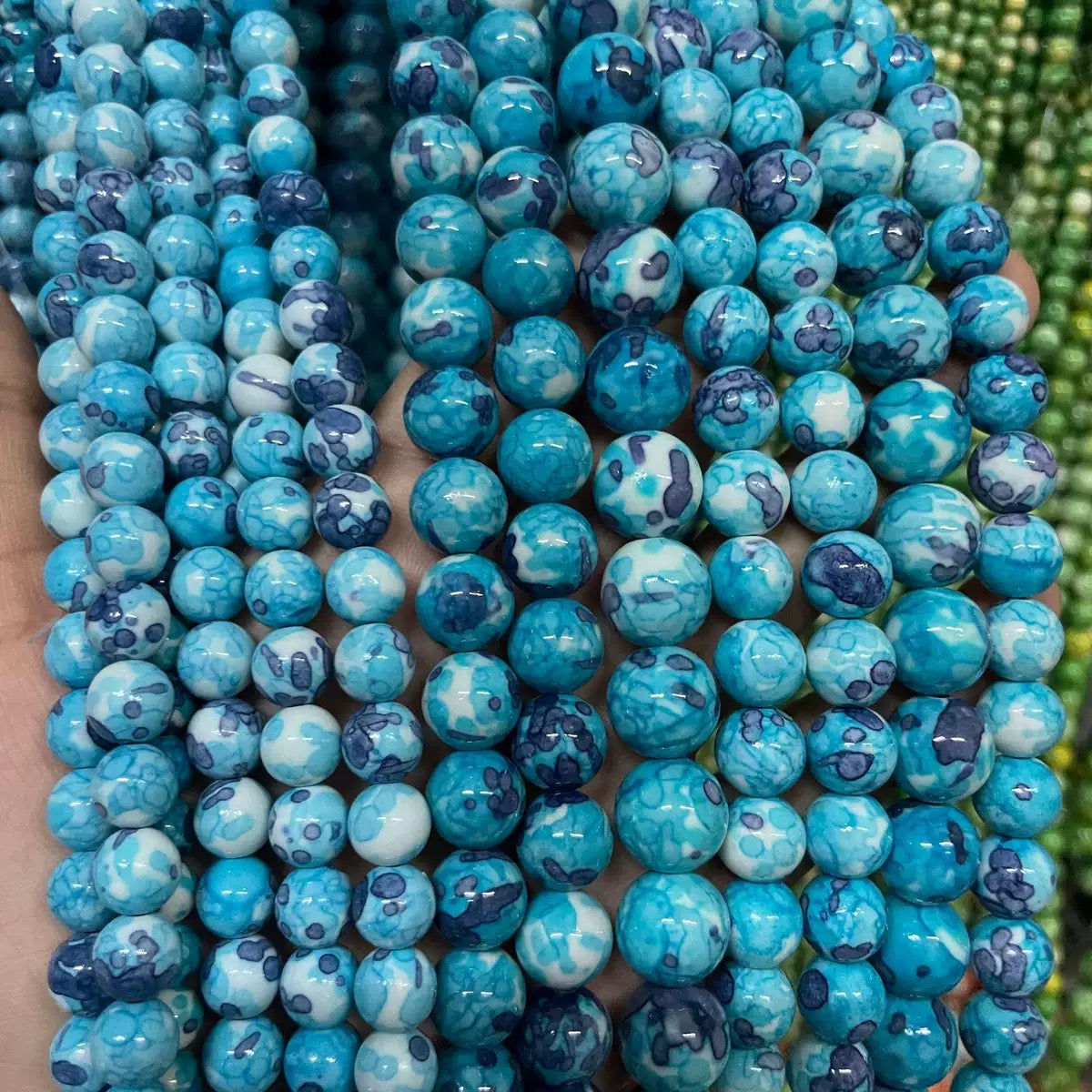 8mm 10mm Diverse Earth Round Bead