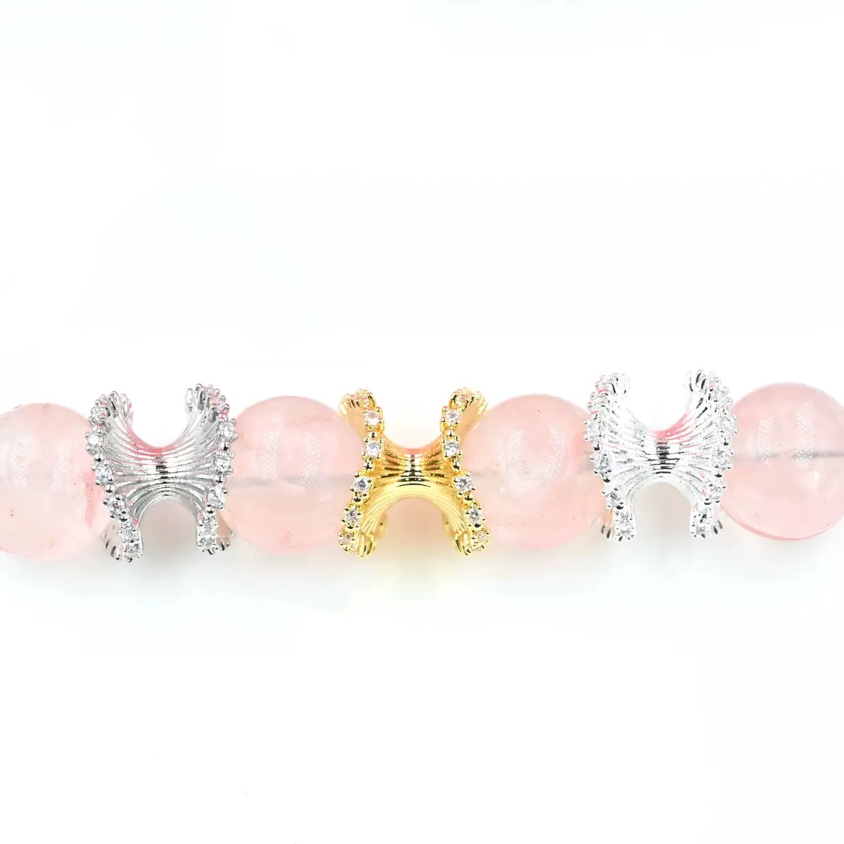 10pcs Waving Spacer/ Bead Cap