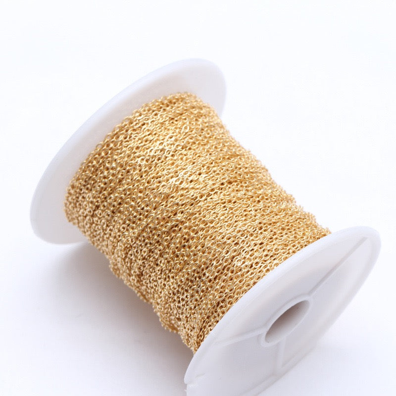 1.6mm Copper O Chain for DIY (3 meters)