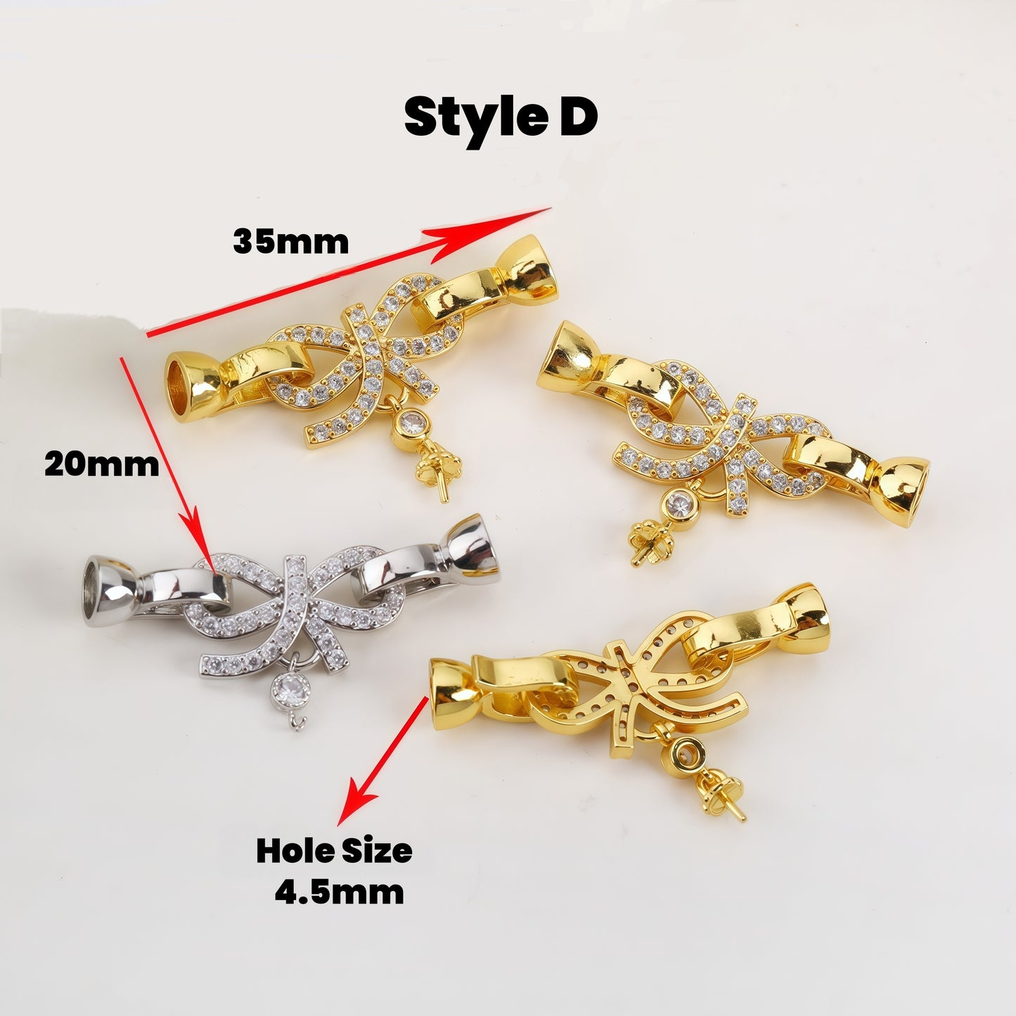 10pcs Copper Closure/Connector