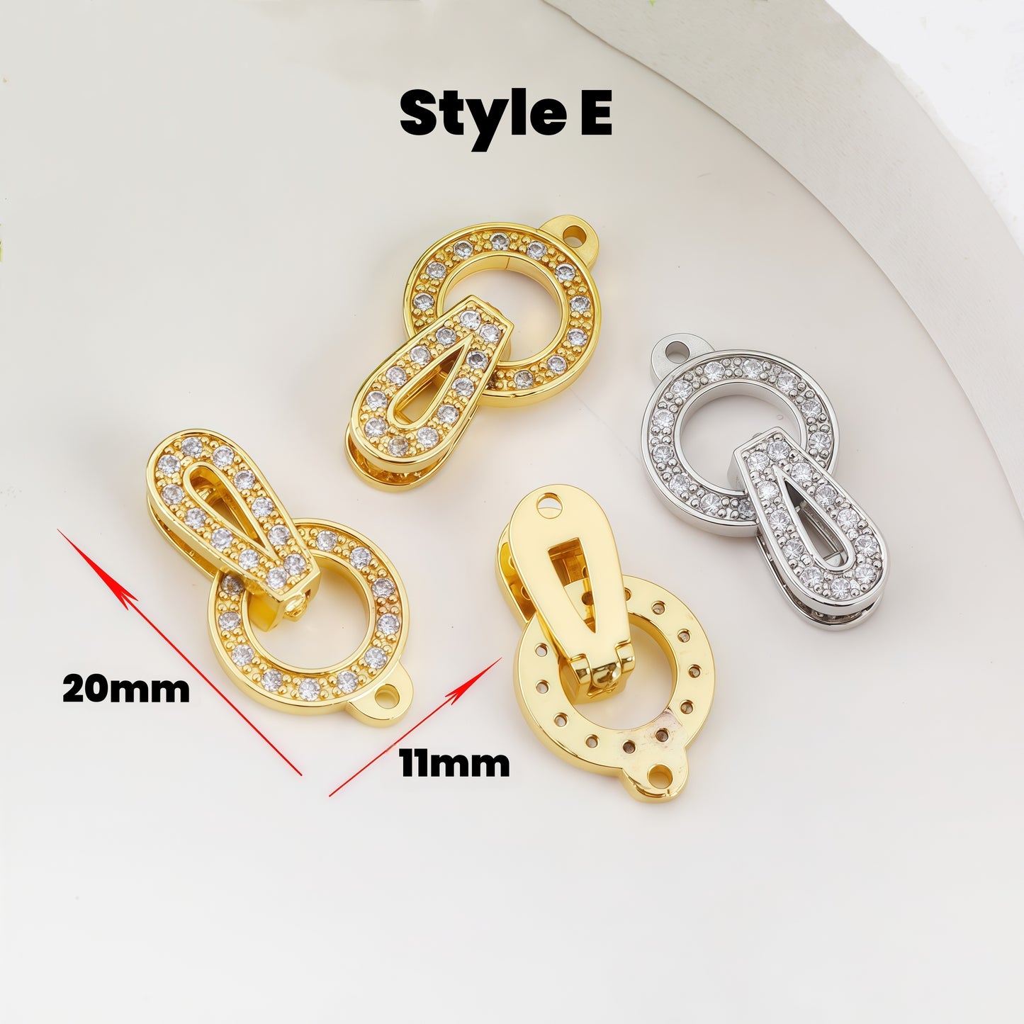 10pcs Copper Closure/Connector