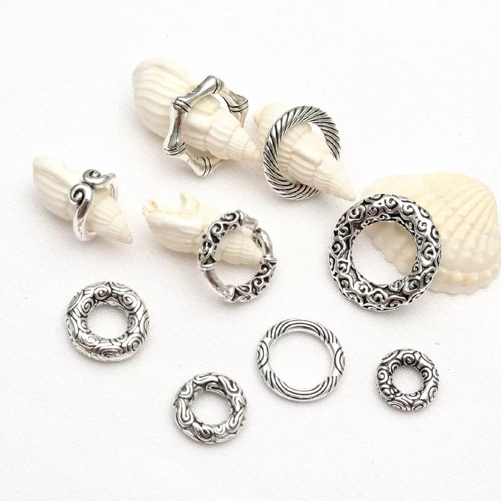 Dark Silver Spacer - 1 bag