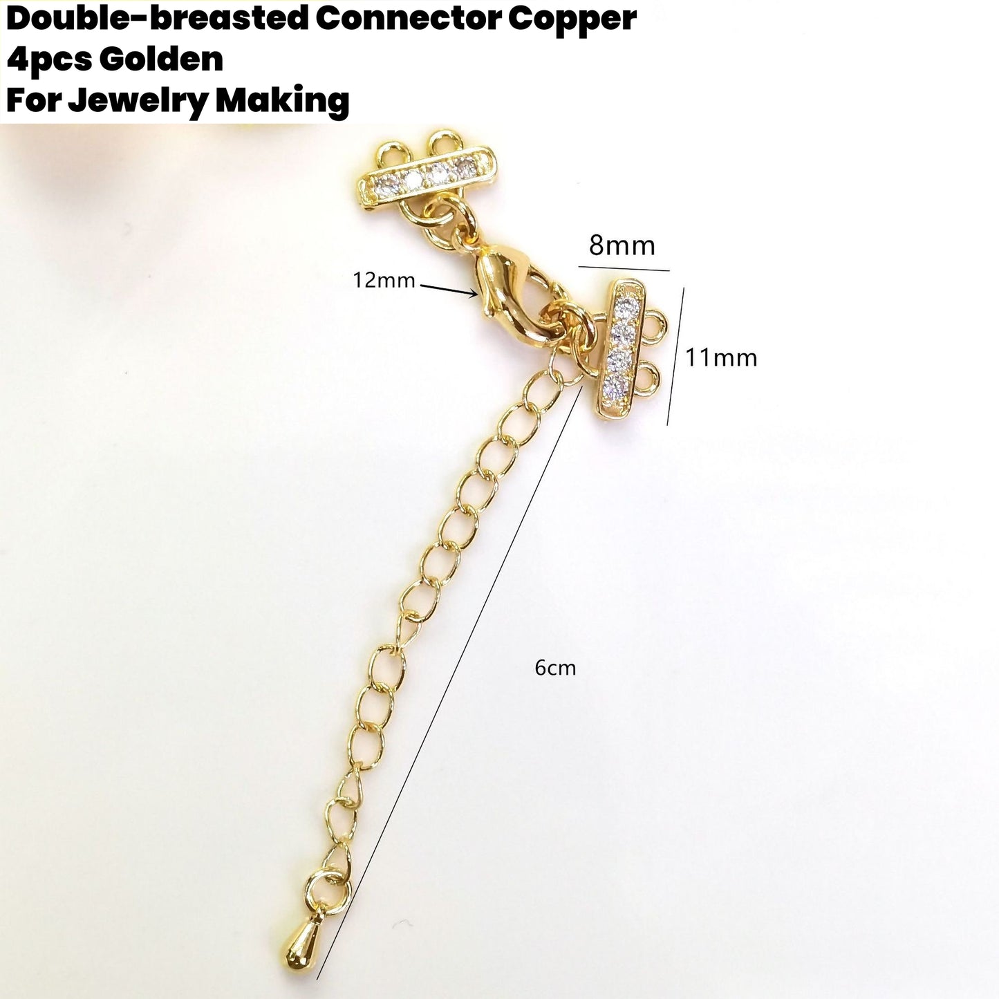 Double-breasted Connector Silver