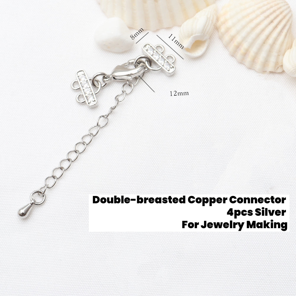 Double-breasted Connector Silver