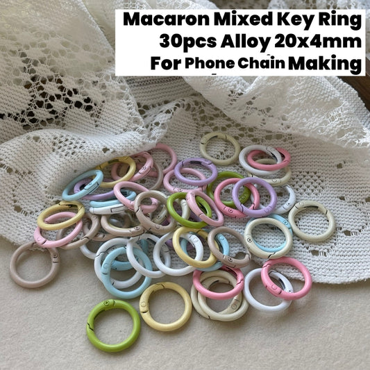 30pcs Macaron Mixed Phone Ring 20mm