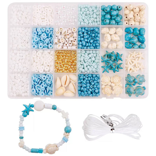 Ocean Style Clay Bead Mixed Box