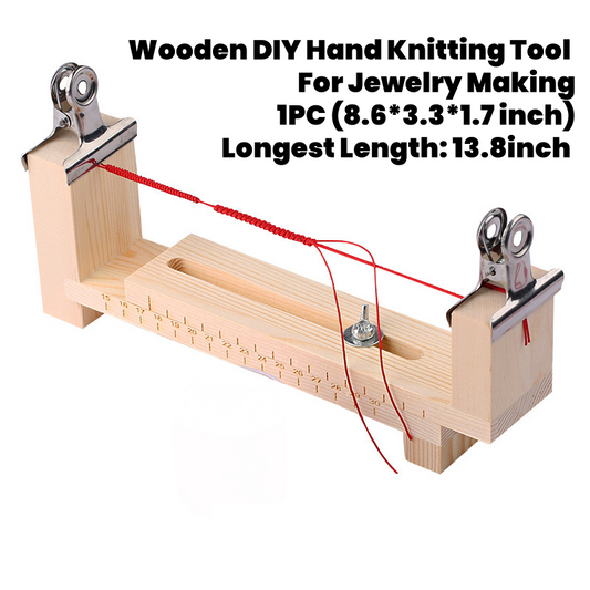 Wooden DIY Hand Knitting Tool