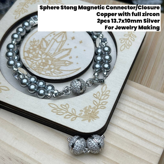 Zircon Sphere Strong Magnetic Closure/Connector