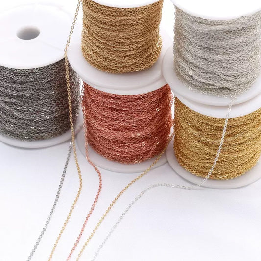 1.6mm Copper O Chain for DIY (3 meters)