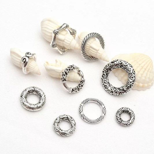 Dark Silver Spacer - 1 bag