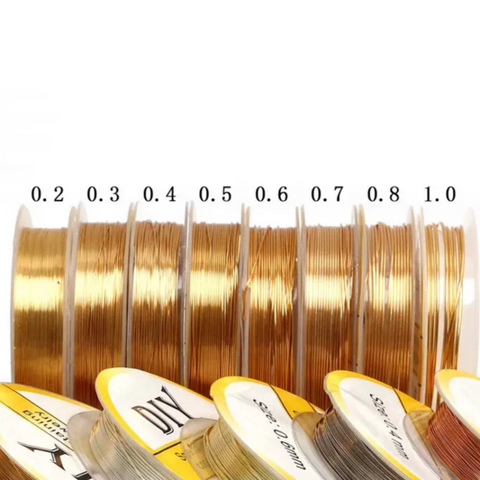 Golden Copper Wire 0.2-1mm for DIY