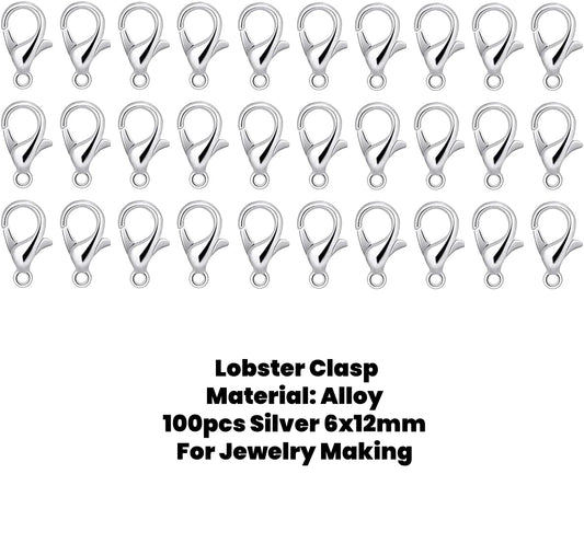 100pcs Lobster Clasp Alloy