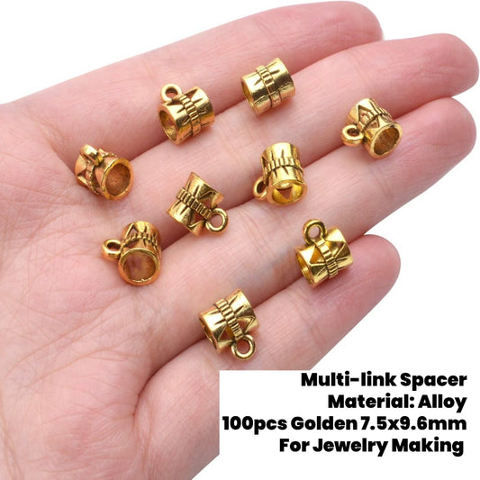 100pcs Multi-link Spacer Alloy