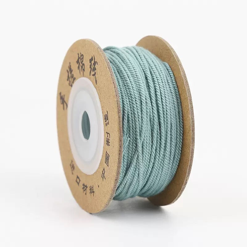 Tibetan Hand-Twisted Cotton Cord Solid Color