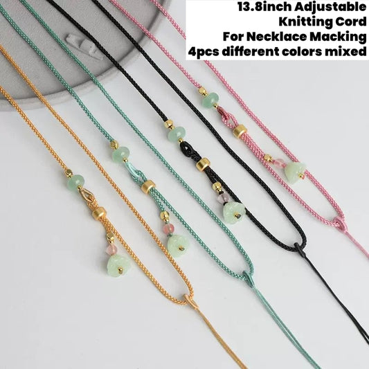 Braided Knitting Necklace